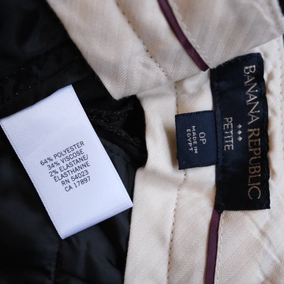 Banana Republic Low rise Pinstriped trouser(US 0P) - Picture 3 of 14